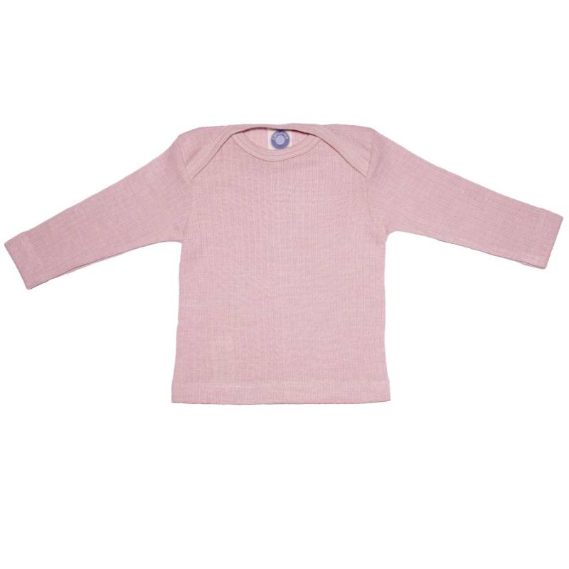 Cosilana Baby Schlupfhemd (Langarm) aus Baumwolle Wolle Seide - 98 / 104 62 Altrosa von Cosilana