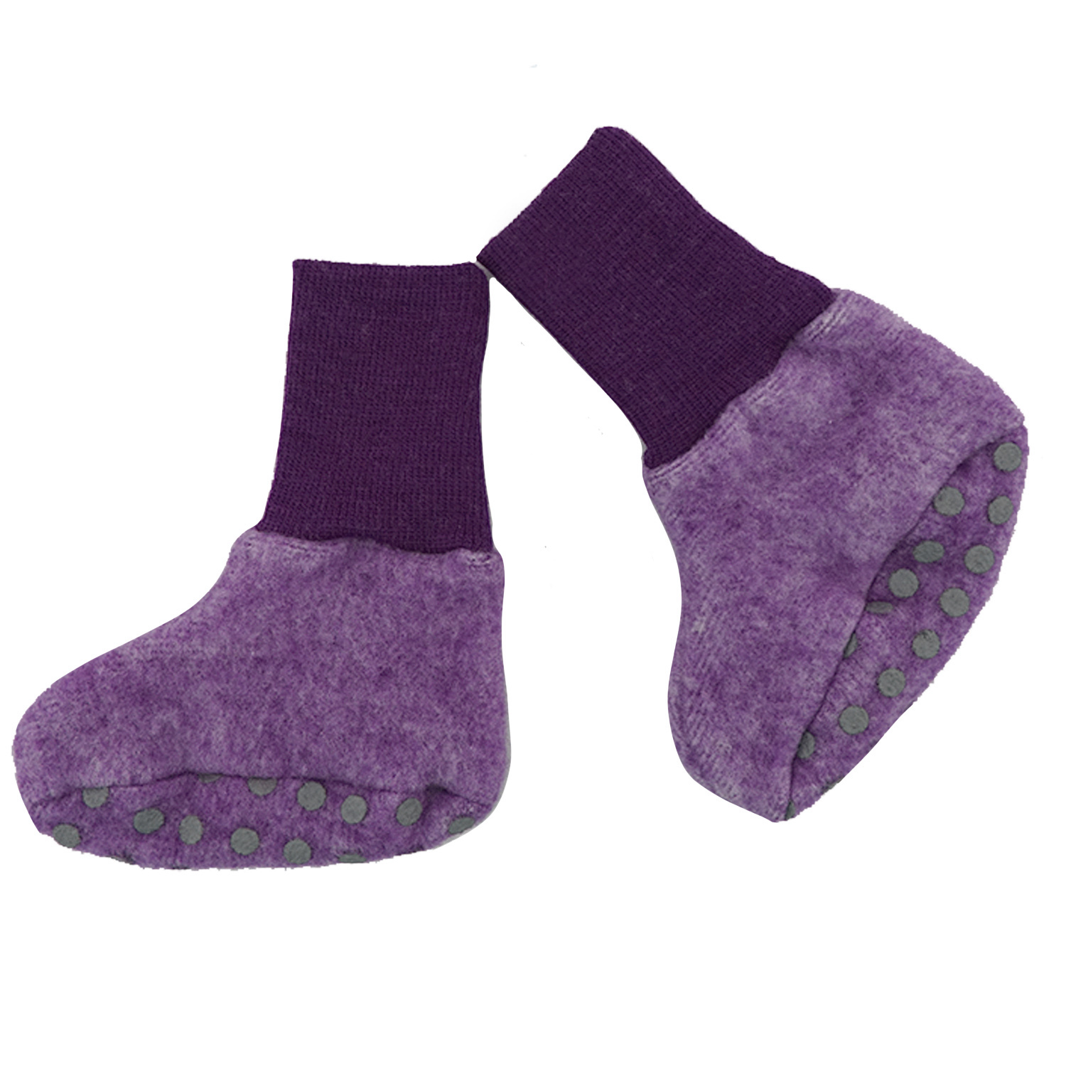 Cosilana Baby-Schuhe aus Woll-/Baumwollfleece - 62 / 68 113 Lila Cosilana Baby-Schuhe aus Woll-/Baumwollfleece - 62 / 68 113 Lila von Cosilana