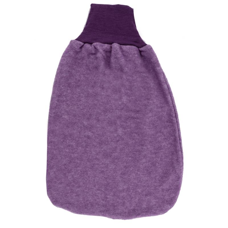 Cosilana Baby-Strampelsack aus Woll-/Baumwollfleece - 113 Lila von Cosilana