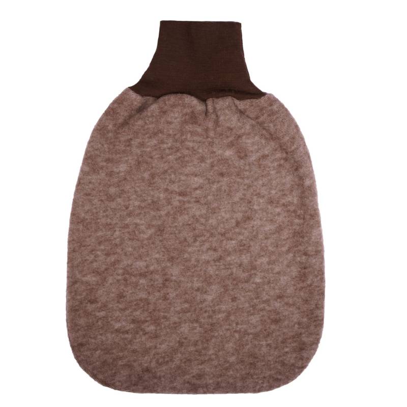 Cosilana Baby-Strampelsack aus Woll-/Baumwollfleece - 115 Braun von Cosilana