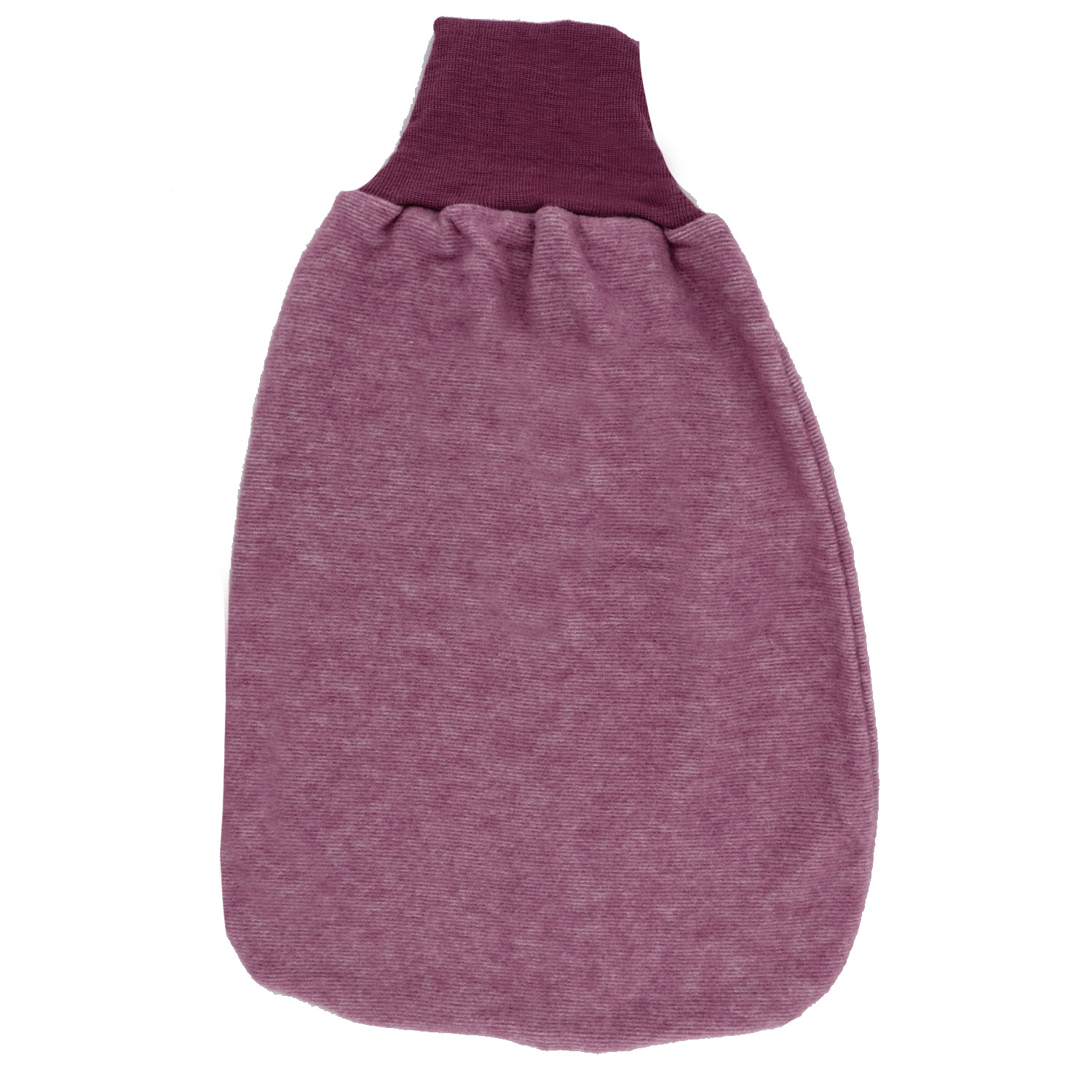 Cosilana Baby-Strampelsack aus Woll-/Baumwollfleece - 139 Bordeaux von Cosilana