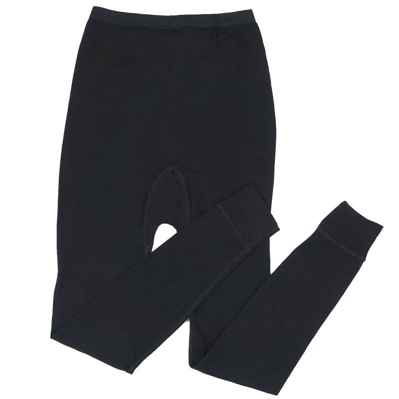 Cosilana Damen-Leggings aus Wolle/Seide - 50 Schwarz 36 / 38 von Cosilana