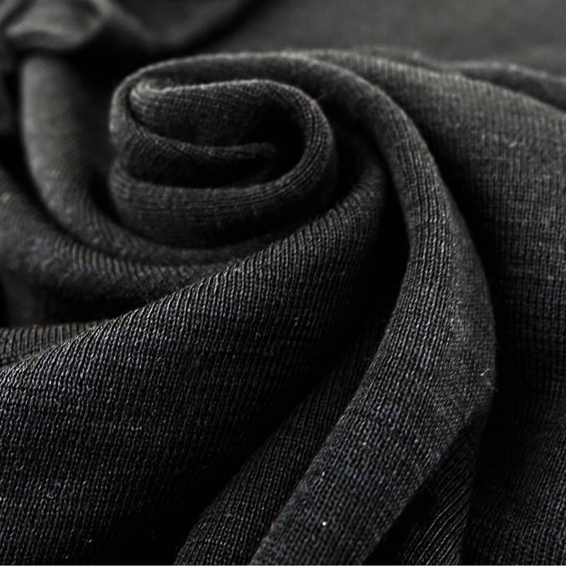Cosilana Damen-Unterhemd (Kurzarm) aus Wolle/Seide - 48 / 50 50 Schwarz von Cosilana