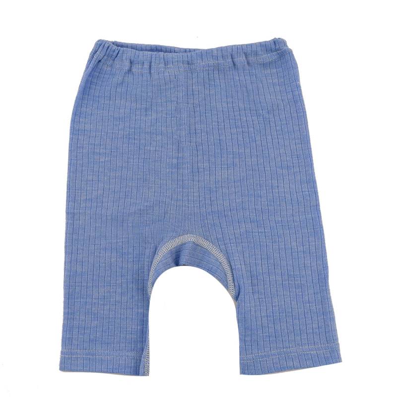 Cosilana Kinder-Bermuda aus Baumwolle/Wolle/Seide - 116 06 Hellblau von Cosilana