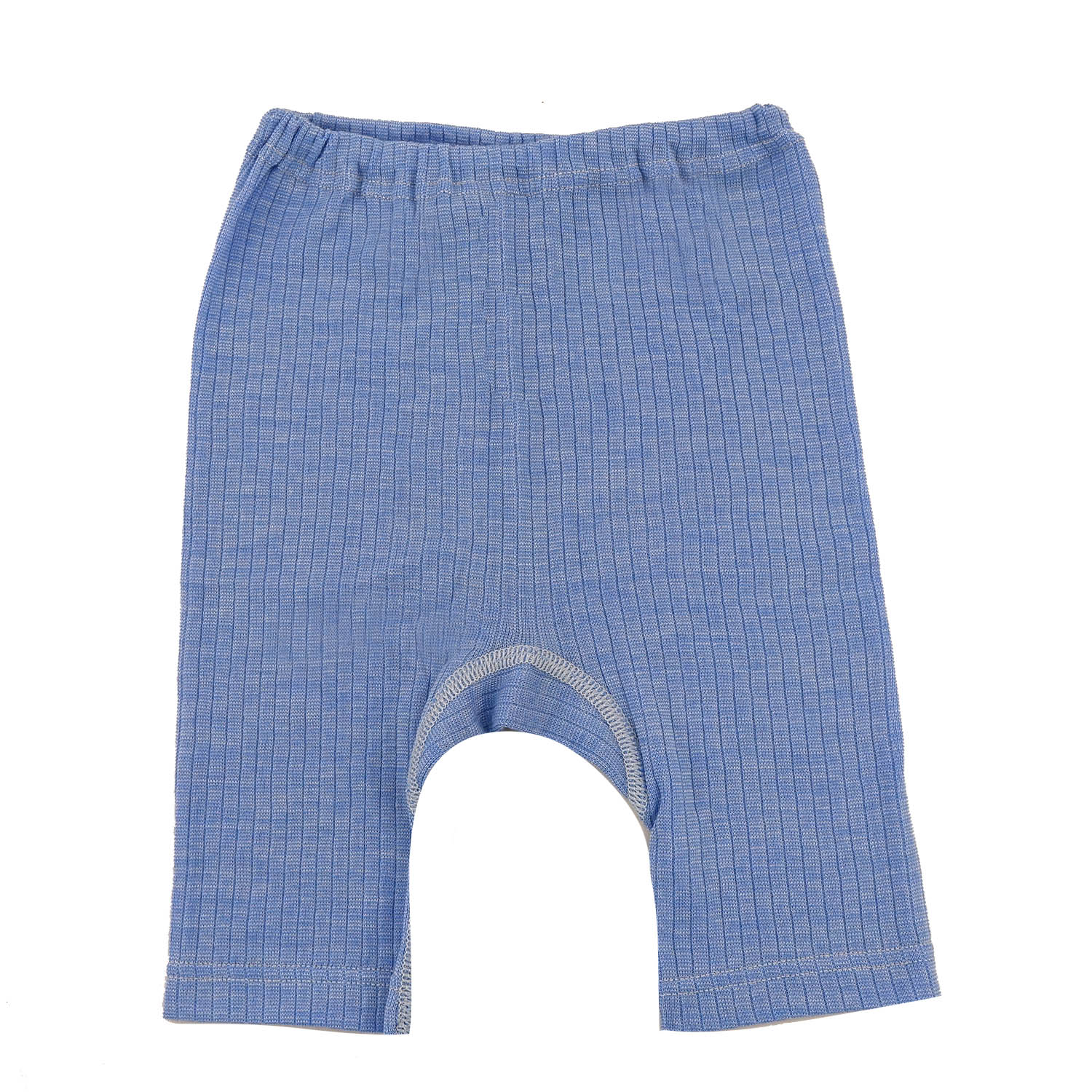 Cosilana Kinder-Bermuda aus Baumwolle/Wolle/Seide - 140 06 Hellblau von Cosilana