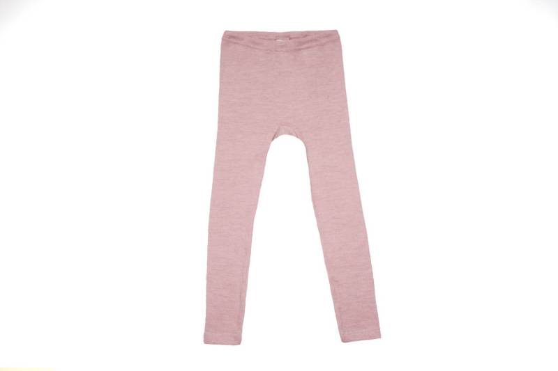 Cosilana Kinder-Leggings aus Wolle/Seide - 140 262 Rosé Melange von Cosilana