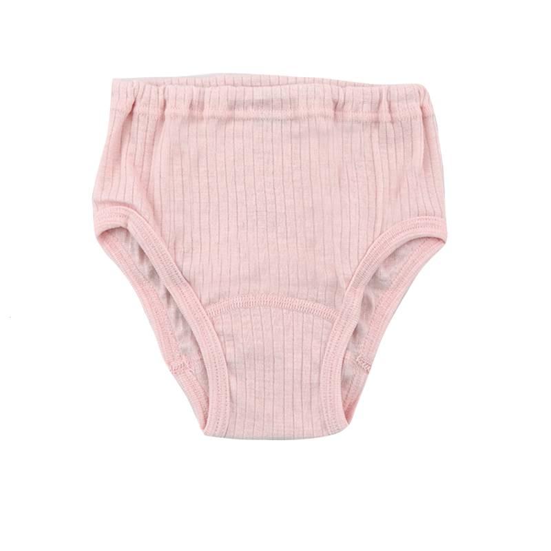 Cosilana Kinder-Slip mit hohem Beinausschnitt aus Baumwolle/Wolle/Seide - 62 Altrosa 128 von Cosilana