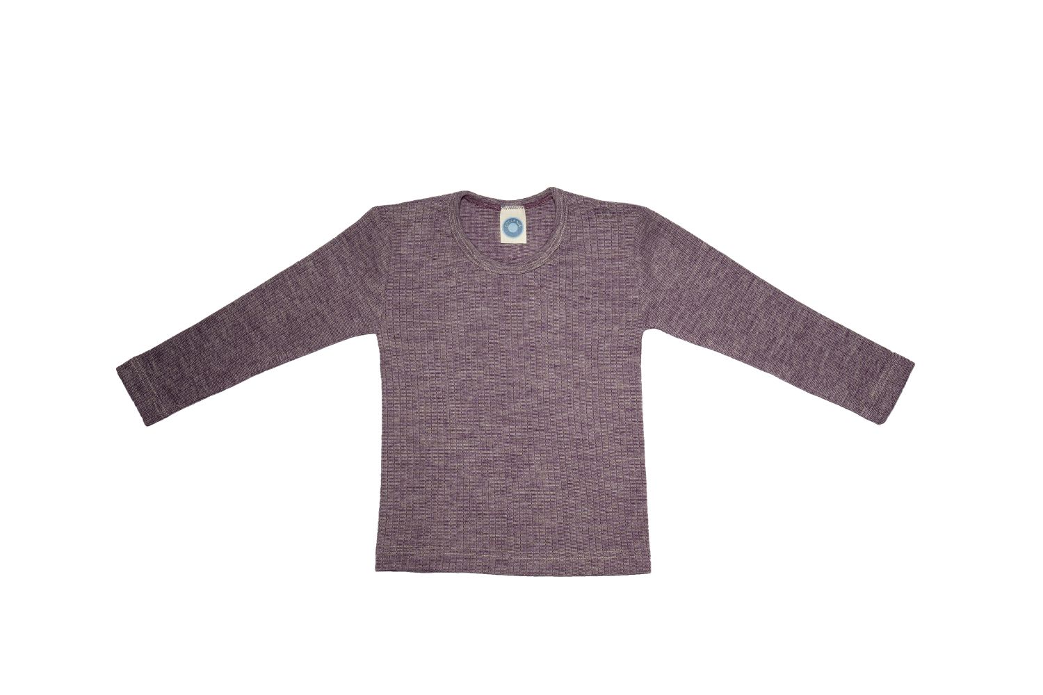 Cosilana Kinder-Unterhemd (Langarm) aus Baumwolle/Wolle/Seide - 23 Lila 92 von Cosilana