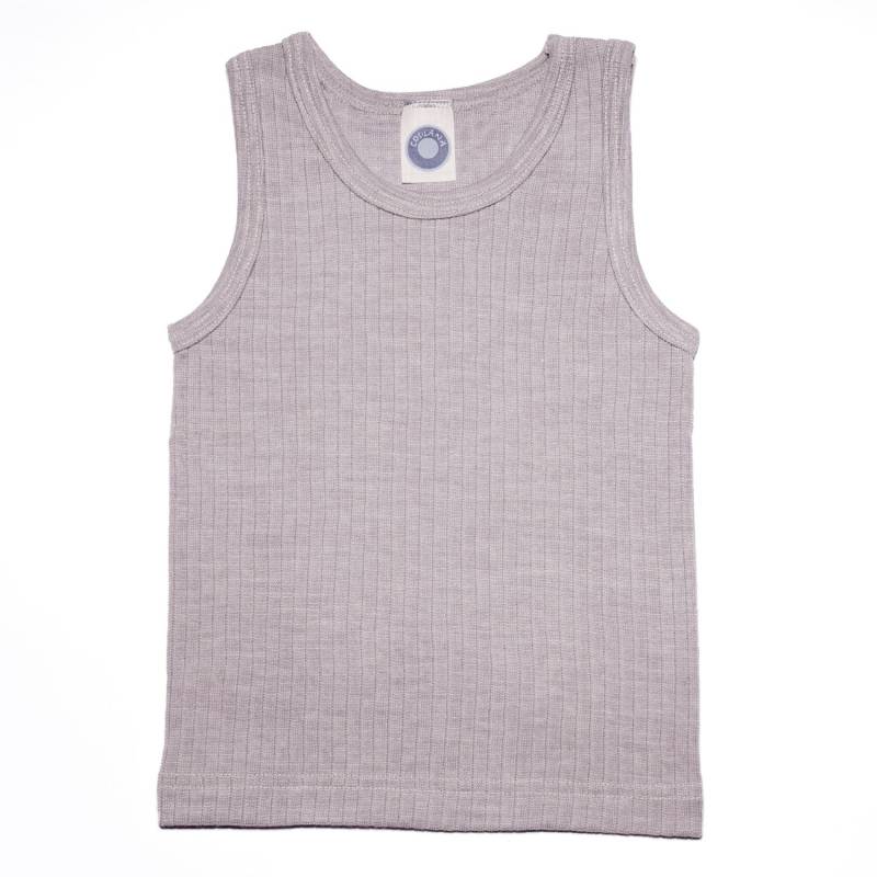 Cosilana Kinder-Unterhemd ohne Arm aus Baumwolle/Wolle/Seide - 940 Grau 128 Cosilana Kinder-Unterhemd ohne Arm aus Baumwolle/Wolle/Seide - 940 Grau 128 von Cosilana