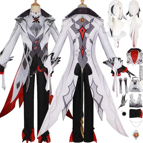 Cosimfy Anime Genshin Impact Arlecchino Cosplay Kostüm Outfit Spiel Rolle Kinich Ifa Furina Cosplay Uniform Komplettes Set Halloween Karneval Party Dress Up Anzug mit Perücke Mantel für Männer (2XL) Cosimfy Anime Genshin Impact Arlecchino Cosplay Kostüm Outfit Spiel Rolle Kinich Ifa Furina Cosplay Uniform Komplettes Set Halloween Karneval Party Dress Up Anzug mit Perücke Mantel für Männer (2XL) von Cosimfy