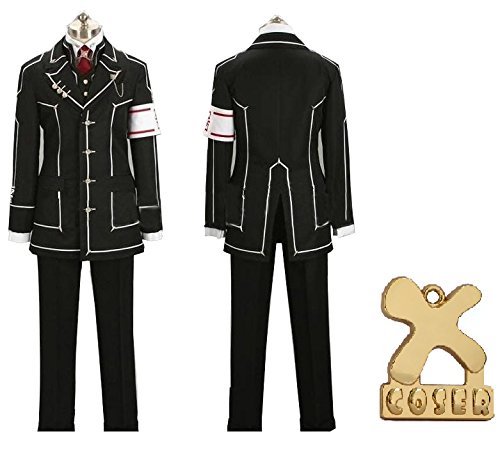 Vampire Knight Cross Academy Day Class Boy Uniform Zero Kiryuu Schwarz Cosplay Kostüm in S von Coslive