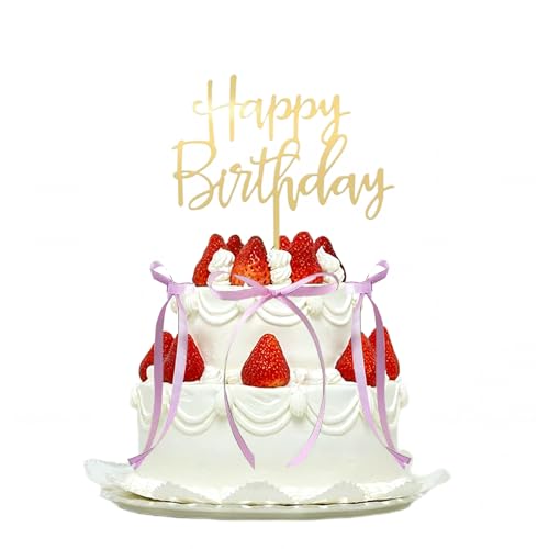 Cosmeria Tortendeko Set Mit 6 Rosa Schleifen Und Happy Birthday Schild, Kuchen Deko Für Geburtstag, Vintage Cake Topper Für Coquette Party Cosmeria Tortendeko Set Mit 6 Rosa Schleifen Und Happy Birthday Schild, Kuchen Deko Für Geburtstag, Vintage Cake Topper Für Coquette Party von Cosmeria