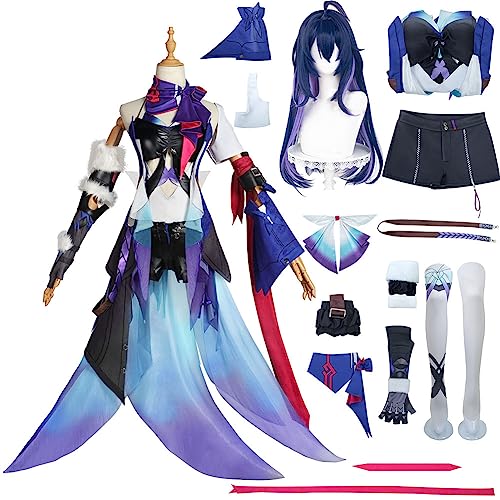 Cosplay Life Honkai Star Rail Cosplay Kostüm, Halloween Outfit Uniform Full Set Kostüm Für Unisex-Erwachsene (SEELE, M) von Cosplay Life