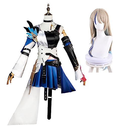 Cosplay Life Honkai Star Rail Cosplay Kostüm Halloween Outfit Uniform Full Set Kostüm Für Unisex-Erwachsene (SERVAL, L) von Cosplay Life