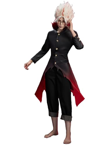 Cosplay.fm Anime-Cosplay-Kostüm für Herren, Uniform, Jacke und Hose mit Gürtel, Schwarz, M Cosplay.fm Anime-Cosplay-Kostüm für Herren, Uniform, Jacke und Hose mit Gürtel, Schwarz, M von Cosplay.fm