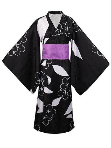 Cosplay.fm Damen-Kostüm, Kimono, Yukata mit Obi, Schwarz, L Cosplay.fm Damen-Kostüm, Kimono, Yukata mit Obi, Schwarz, L von Cosplay.fm