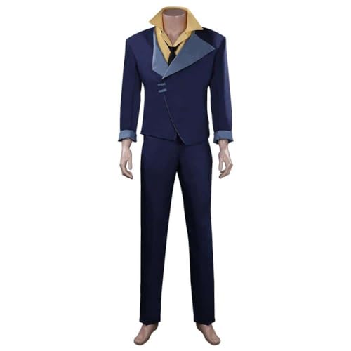 Anime Cowboy Bebop Cosplay Spike Spiegel Cosplay Kostüm Fantasia Men Top Pants Uniform Outfits Halloween Carnival Disguise Suit, Male, XL von CosplayHero