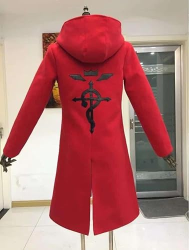 Anime Full Metal Cosplay Alchemist Edward Elric Kostüm Fullmetal Alchemist Hooded Coat Custom Made, Only Coat, XXXL Anime Full Metal Cosplay Alchemist Edward Elric Kostüm Fullmetal Alchemist Hooded Coat Custom Made, Only Coat, XXXL von CosplayHero