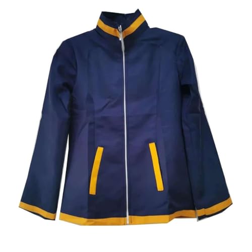 Anime Steins Gate Suzuha Amane Cosplay Kostüm Overcoat With Pant, Navy Blue, S, women size von CosplayHero