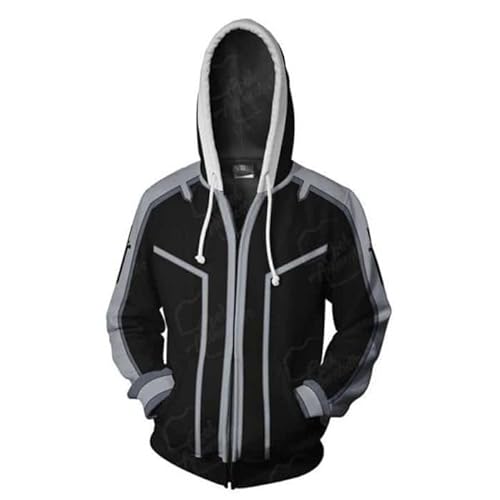 CosplayHero Anime Sword Art Online Kirigaya Kazuto Kirito Hoodies Unisex, Style 3, 5XL CosplayHero Anime Sword Art Online Kirigaya Kazuto Kirito Hoodies Unisex, Style 3, 5XL von CosplayHero