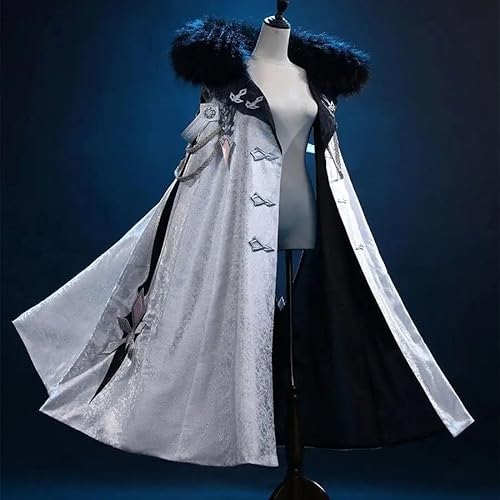 CosplayHero Genshin Impact Fatui Doctor Dottore Colombina Arlecchino Pantalone Tartaglia Cloak Mantel, Damselette Colombina, XXL CosplayHero Genshin Impact Fatui Doctor Dottore Colombina Arlecchino Pantalone Tartaglia Cloak Mantel, Damselette Colombina, XXL von CosplayHero