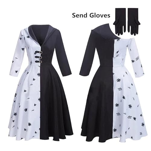 Dalmatiner Style Kleid Cosplay Outfit, 00A, S, Other von CosplayHero