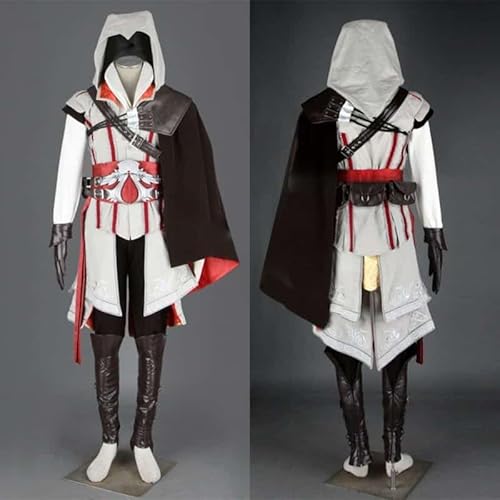 Ezio Auditore Assassins Creed Cosplay Kostüm, XXXL, Child size von CosplayHero