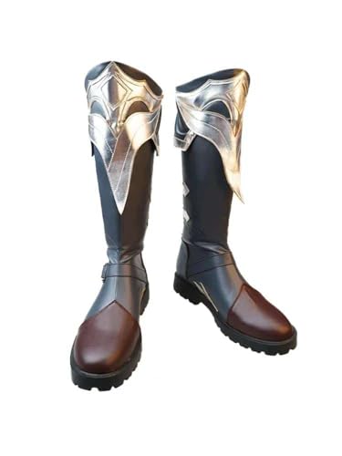 Game Genshin Impact Diluc Cosplay Schuhe Boots Halloween Party Kostüm Accessories Custom Made, Male, 36 von CosplayHero