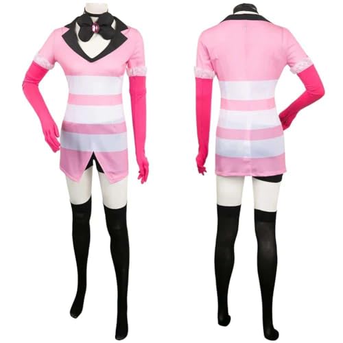 Hazbin Cos Hotel Charlie Morningstar Cosplay Fantasia Kostüm for Disguise Adult Women Top Pants Outfits Halloween Carnival Suit, Angel dust, S von CosplayHero