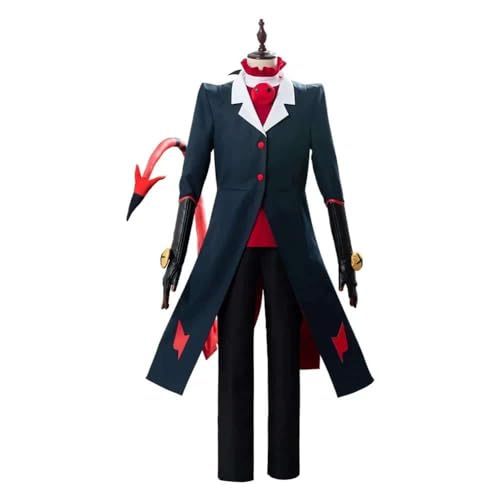 Hazbin Cosplay Hotel Moxxie Kostüm Helluva Boss Uniform Suit Men Women Anime Halloween Carnival Kostüms, Style B, L von CosplayHero