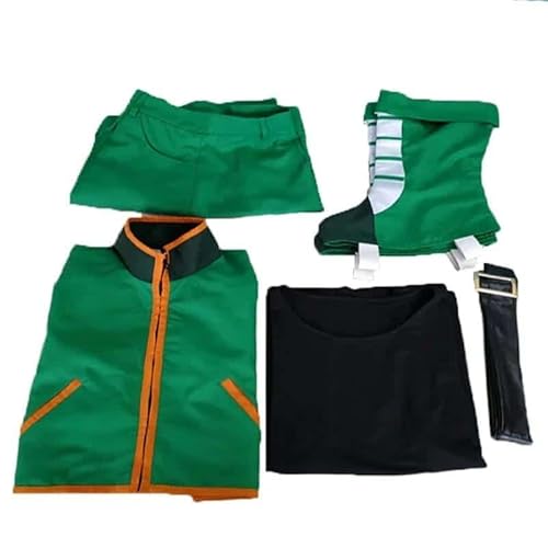 Hunter X Hunter Gon Freecss Cosplay Kostüms with Shoe Covers Full Set for Party Customized Halloween Suit for Adult, Male Full Set, L von CosplayHero