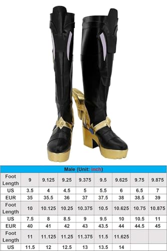 RealCos Fatui Dottore Cosplay Schuhe Men Kostüm Accessories Game Genshin Impact Disguise Fantasy Boots Male Halloween Props, Eur Male, 47 von CosplayHero