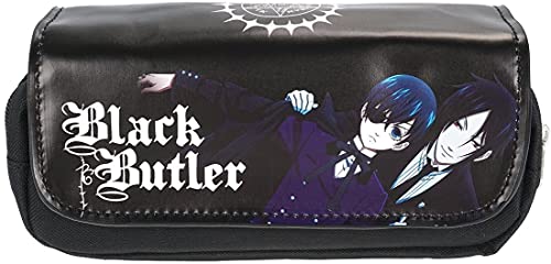 CosplayStudio Große Black Butler Federtasche mit PU-Leder Abdeckung | Schwarz CosplayStudio Große Black Butler Federtasche mit PU-Leder Abdeckung | Schwarz von CosplayStudio