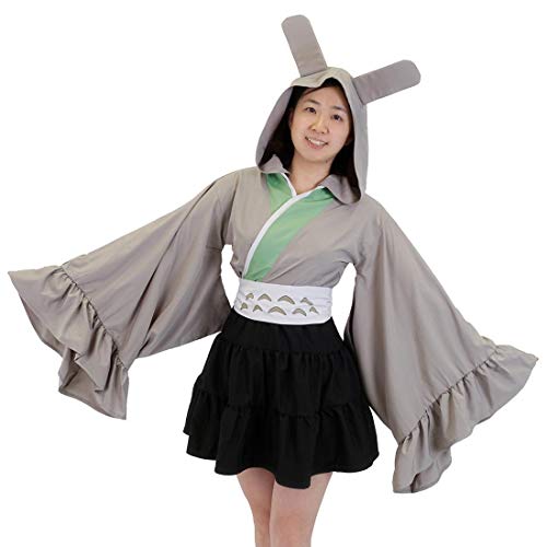 CosplayStudio Kimono Kostüm für Totoro Fans | Damenkostüm mit Jacke und Rock | Größe: S von CosplayStudio