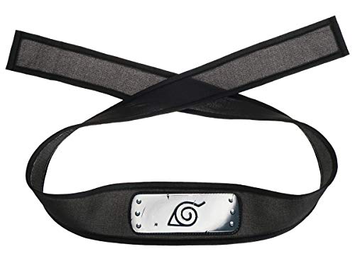 CosplayStudio Naruto Leichter Ninja Stirnschutz | Konoha Stirnband mit Konohagakure Wappen | Stirnplatte aus PU Leder CosplayStudio Naruto Leichter Ninja Stirnschutz | Konoha Stirnband mit Konohagakure Wappen | Stirnplatte aus PU Leder von CosplayStudio