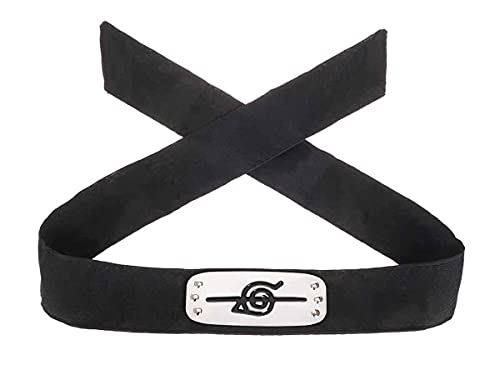 CosplayStudio Naruto Shippuden Stirnband mit Anti Wappen | Anti Konohagakure von Itachi Uchiha von CosplayStudio