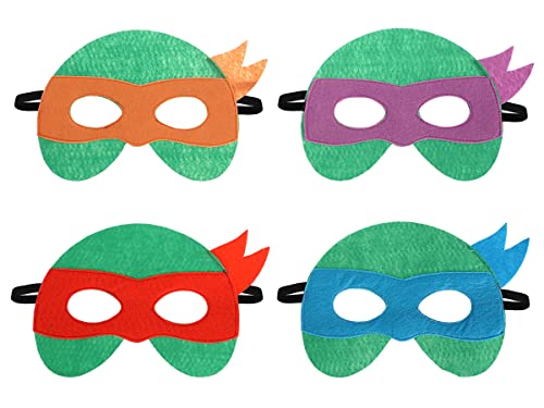 Hero Ninja Turtles 4 Masken Set | Leonardo, Donatello, Raphael, Michelangelo von CosplayStudio