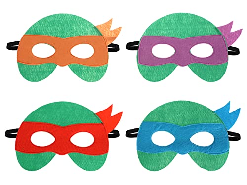 Hero Ninja Turtles 4 Masken Set | Leonardo, Donatello, Raphael, Michelangelo Hero Ninja Turtles 4 Masken Set | Leonardo, Donatello, Raphael, Michelangelo von CosplayStudio
