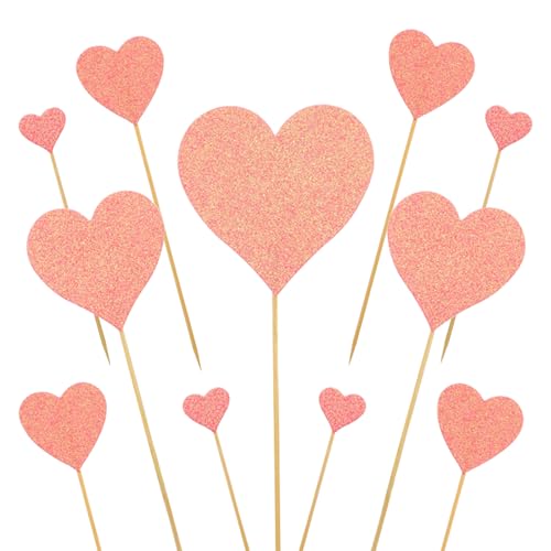 Liebe Herz Cupcake Toppers,35 Stück Hochzeit Cupcake Toppers Hochzeit Herzen Muffin Topper Glitzer Kuchendeko Herzen Tortendeko für Valentinstag Jahrestag Braut Verlobung(rosa) Liebe Herz Cupcake Toppers,35 Stück Hochzeit Cupcake Toppers Hochzeit Herzen Muffin Topper Glitzer Kuchendeko Herzen Tortendeko für Valentinstag Jahrestag Braut Verlobung(rosa) von Cosswe