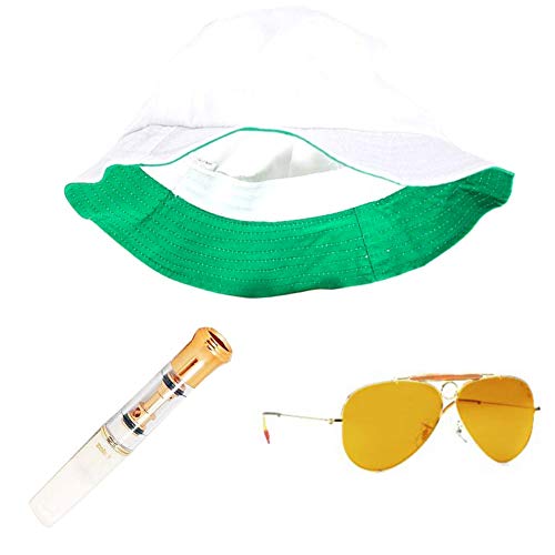 Costume Agent Halloween Las Vegas Hut Brille und Zigarettenhalter Cosplay Zubehör Set (Weiß) von Costume Agent