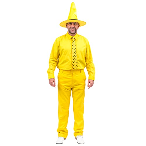 Neugieriger Affe Mann im gelben Hut Kostüm Halloween Kostüm Cosplay von Costume Agent