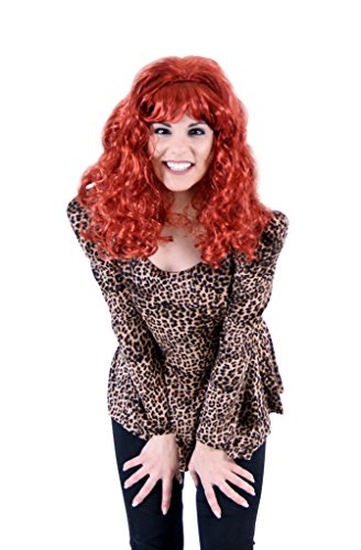 Peggy Wig and Leopard Top Costume Set (S/M) von Costume Agent