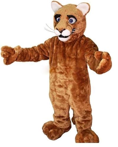 Costume Shine Berglöwe Puma-Maskottchenkostüm für Erwachsene – Anpassbarer, leichter Ganzkörper-Plüschanzug mit Kühlgebläse und Eisweste Costume Shine Berglöwe Puma-Maskottchenkostüm für Erwachsene – Anpassbarer, leichter Ganzkörper-Plüschanzug mit Kühlgebläse und Eisweste von Costume Shine