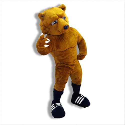 Costume Shine Braunbär-Maskottchenkostüm für Erwachsene – Anpassbarer, leichter Ganzkörper-Plüschanzug mit Kühlgebläse und Eisweste Costume Shine Braunbär-Maskottchenkostüm für Erwachsene – Anpassbarer, leichter Ganzkörper-Plüschanzug mit Kühlgebläse und Eisweste von Costume Shine