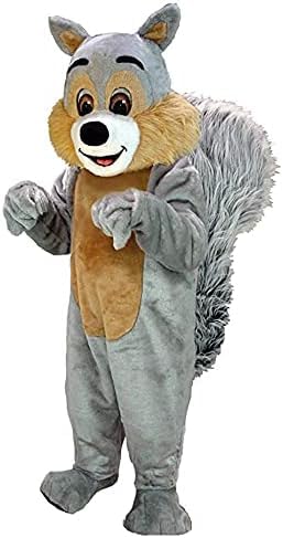Costume Shine Das kleine graue eichhörnchen-Maskottchenkostüm für Erwachsene – Anpassbarer, leichter Ganzkörper-Plüschanzug mit Kühlgebläse und Eisweste Costume Shine Das kleine graue eichhörnchen-Maskottchenkostüm für Erwachsene – Anpassbarer, leichter Ganzkörper-Plüschanzug mit Kühlgebläse und Eisweste von Costume Shine