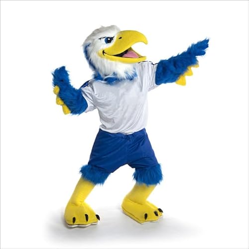 Costume Shine Der goldene Adler der universität.-Maskottchenkostüm für Erwachsene – Anpassbarer, leichter Ganzkörper-Plüschanzug mit Kühlgebläse und Eisweste Costume Shine Der goldene Adler der universität.-Maskottchenkostüm für Erwachsene – Anpassbarer, leichter Ganzkörper-Plüschanzug mit Kühlgebläse und Eisweste von Costume Shine