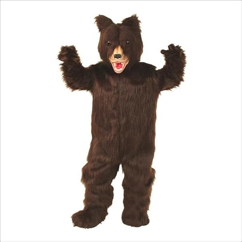 Costume Shine Der grizzlybär-Maskottchenkostüm für Erwachsene – Anpassbarer, leichter Ganzkörper-Plüschanzug mit Kühlgebläse und Eisweste Costume Shine Der grizzlybär-Maskottchenkostüm für Erwachsene – Anpassbarer, leichter Ganzkörper-Plüschanzug mit Kühlgebläse und Eisweste von Costume Shine