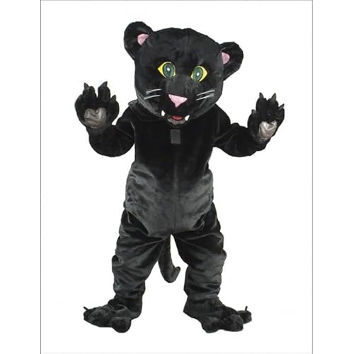 CostumeShine Black Panther Maskottchen Kostüm für Erwachsene, anpassbarer Ganzkörperanzug mit Kühlventilator, Halloween, Sportmannschaften, Firmenveranstaltungen CostumeShine Black Panther Maskottchen Kostüm für Erwachsene, anpassbarer Ganzkörperanzug mit Kühlventilator, Halloween, Sportmannschaften, Firmenveranstaltungen von Costume Shine