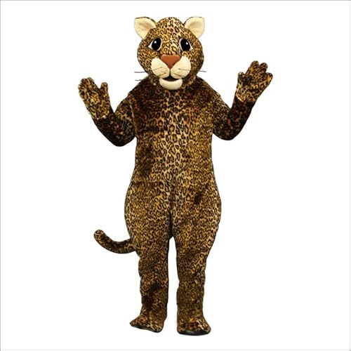 CostumeShine Cooles springendes Leoparden-Maskottchen-Kostüm für Erwachsene, anpassbarer Ganzkörper-Cartoon-Anzug mit Kühlventilator, Halloween, Sportmannschaften, Firmenveranstaltungen CostumeShine Cooles springendes Leoparden-Maskottchen-Kostüm für Erwachsene, anpassbarer Ganzkörper-Cartoon-Anzug mit Kühlventilator, Halloween, Sportmannschaften, Firmenveranstaltungen von Costume Shine