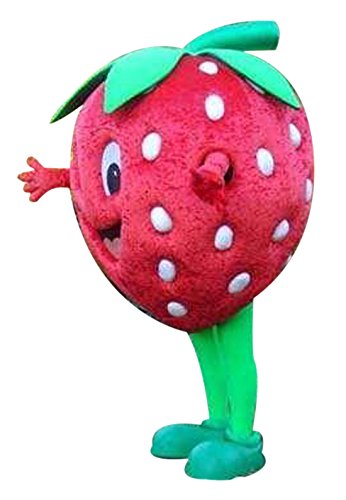 CostumeShine Erdbeer-Maskottchen-Kostüm, siehe abbildung, L von Costume Shine
